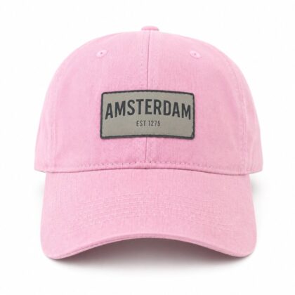 CAP008-Amsterdam Caps Pink x 5