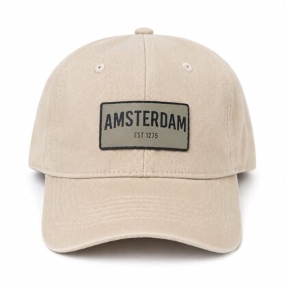 CAP006-Amsterdam Caps Light Brown x 5