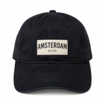 CAP004-Amsterdam Caps Blue x 5