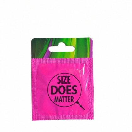 Funny Condoms Size Matters -DM039 x 6